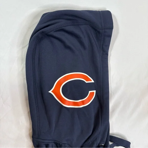 Majestic Navy Hoodie with Orange Bears Logo - Picture 5 of 6